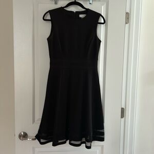 Calvin Klein black sleeveless dress